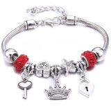 6-colors Crystal Beads Elephant beading Charm Bracelet & Bangles Jewelry - The Jewellery Supermarket