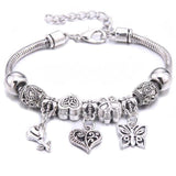6-colors Crystal Beads Elephant beading Charm Bracelet & Bangles Jewelry - The Jewellery Supermarket
