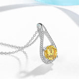 925 Silver AAA+ Cubic Zirconia Diamonds Colourful Fine Jewelry Pendants For Women - The Jewellery Supermarket