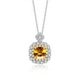 925 Silver AAA+ Cubic Zirconia Diamonds Colourful Fine Jewelry Pendants For Women - The Jewellery Supermarket