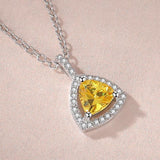925 Silver AAA+ Cubic Zirconia Diamonds Colourful Fine Jewelry Pendants For Women - The Jewellery Supermarket