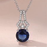 925 Silver AAA+ Cubic Zirconia Diamonds Colourful Fine Jewelry Pendants For Women - The Jewellery Supermarket