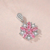 925 Silver AAA+ Cubic Zirconia Diamonds Colourful Fine Jewelry Pendants For Women - The Jewellery Supermarket