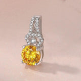 925 Silver AAA+ Cubic Zirconia Diamonds Colourful Fine Jewelry Pendants For Women - The Jewellery Supermarket