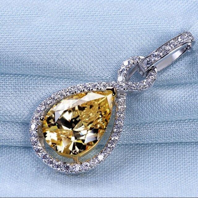 925 Silver AAA+ Cubic Zirconia Diamonds Colourful Fine Jewelry Pendants For Women - The Jewellery Supermarket