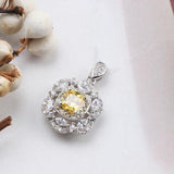 925 Silver AAA+ Cubic Zirconia Diamonds Colourful Fine Jewelry Pendants For Women - The Jewellery Supermarket