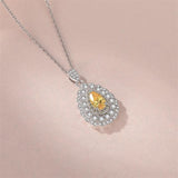 925 Silver AAA+ Cubic Zirconia Diamonds Colourful Fine Jewelry Pendants For Women - The Jewellery Supermarket