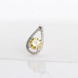 925 Silver AAA+ Cubic Zirconia Diamonds Colourful Fine Jewelry Pendants For Women - The Jewellery Supermarket