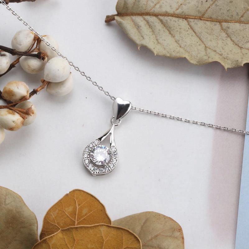 925 Silver AAA+ Cubic Zirconia Diamonds Colourful Fine Jewelry Pendants For Women - The Jewellery Supermarket