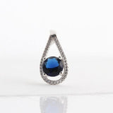 925 Silver AAA+ Cubic Zirconia Diamonds Colourful Fine Jewelry Pendants For Women - The Jewellery Supermarket