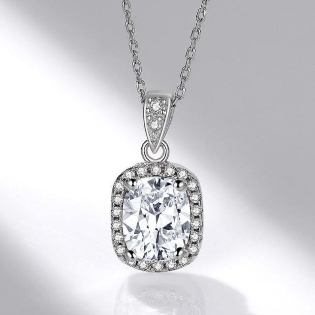 925 Silver AAA+ Cubic Zirconia Diamonds Colourful Fine Jewelry Pendants For Women - The Jewellery Supermarket