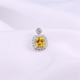 925 Silver AAA+ Cubic Zirconia Diamonds Colourful Fine Jewelry Pendants For Women - The Jewellery Supermarket
