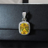925 Silver AAA+ Cubic Zirconia Diamonds Colourful Fine Jewelry Pendants For Women - The Jewellery Supermarket