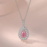 925 Silver AAA+ Cubic Zirconia Diamonds Colourful Fine Jewelry Pendants For Women - The Jewellery Supermarket