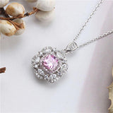 925 Silver AAA+ Cubic Zirconia Diamonds Colourful Fine Jewelry Pendants For Women - The Jewellery Supermarket