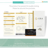 1/2/3ct Moissanite D VVS1 Lab Diamond 925 Sterling Silver Engagement Wedding for Women Rings with GRA Fine Jewellery