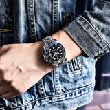 New Top Brand NH34 AR Coating Sapphire Glass Automatic Watch 100M Waterproof GMT Sports Mechanical Watches