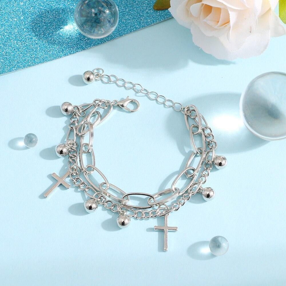 Bohemian Charm Bracelets for Women - Fashion Multilayer Beaded Chain Bracelets Set Jewellery - The Jewellery Supermarket