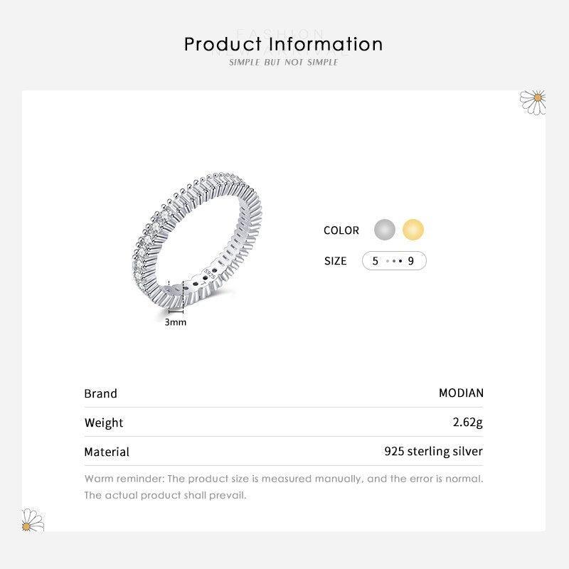 Amazing Real Silver Classic Sparkling Round Square AAAA Simulated Diamonds Rings - Luxury Fine Jewellery - The Jewellery Supermarket