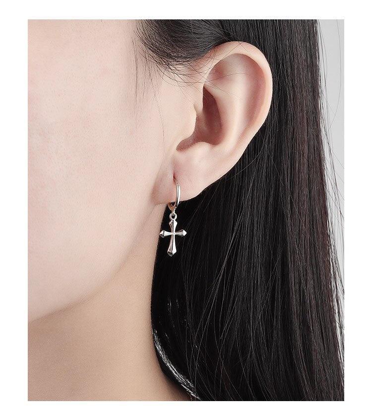 Luxury AAA Cubic Zirconia Crystals Cross Pendant - Gold Colour Stainless Steel Chain Necklace Christian Jewellery - The Jewellery Supermarket