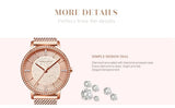 Top Luxury Brand Elegant Diamonds Crystal 1set Bracelet Watch -  Quartz Rhinestones Ladies Fashion Casual Watches