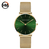 Elegant Top Luxury Brand Rose Gold Colour New Quartz Movement Ladies Wristwatches Stainless Steel Mesh Women Watches