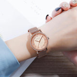 Top Luxury Brand Elegant Diamonds Crystal 1set Bracelet Watch -  Quartz Rhinestones Ladies Fashion Casual Watches
