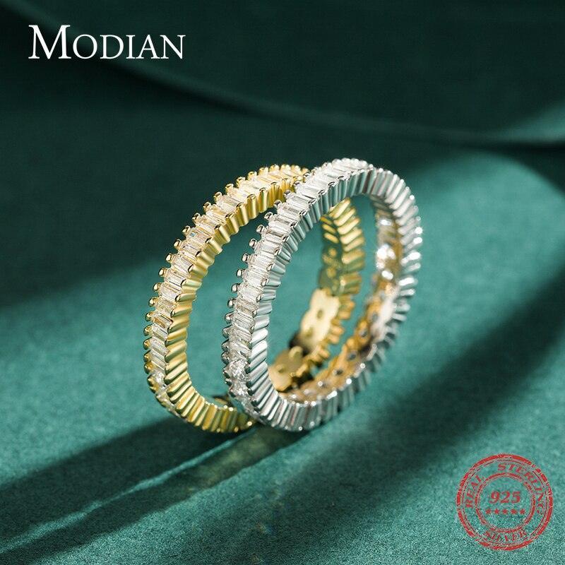 Amazing Real Silver Classic Sparkling Round Square AAAA Simulated Diamonds Rings - Luxury Fine Jewellery - The Jewellery Supermarket