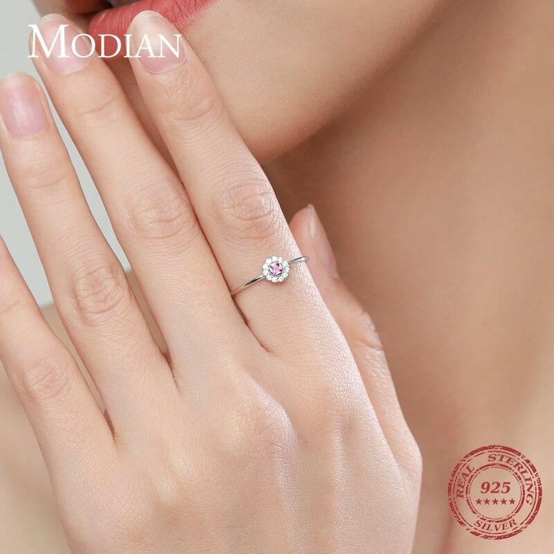 Authentic Delicate Red Simulated Diamonds Rings For Women - Wedding Fashion Statement Jewellery - The Jewellery Supermarket