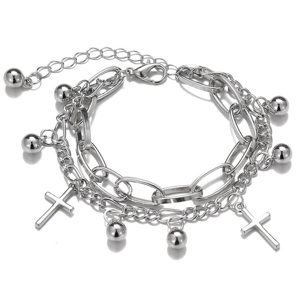 Bohemian Charm Bracelets for Women - Fashion Multilayer Beaded Chain Bracelets Set Jewellery - The Jewellery Supermarket