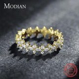 Sterling Silver Rhombus Clear AAAA Simulated Diamonds Stackable Rings - Statement Fine Jewellery - The Jewellery Supermarket