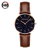 Elegant Sahara Desert Dial Design Top Brand Luxury Quartz Stainless Steel Rose Gold Colour Waterproof Ladies Watches