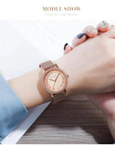 Top Luxury Brand Elegant Diamonds Crystal 1set Bracelet Watch -  Quartz Rhinestones Ladies Fashion Casual Watches