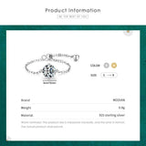 Adjustable Chain Link Female Rings Silver Ten Hearts Sparkling AAAA Simulated Diamonds Rings - Fine Jewellery - The Jewellery Supermarket