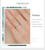 Authentic Delicate Red Simulated Diamonds Rings For Women - Wedding Fashion Statement Jewellery - The Jewellery Supermarket