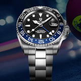 New Top Brand NH34 AR Coating Sapphire Glass Automatic Watch 100M Waterproof GMT Sports Mechanical Watches