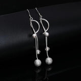 New silver colour Earrings - High Quality Fashion Elegant Women Classic Jewellery - Ideal Gifts - The Jewellery Supermarket