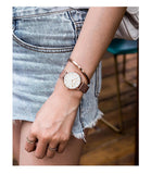 Elegant Sahara Desert Dial Design Top Brand Luxury Quartz Stainless Steel Rose Gold Colour Waterproof Ladies Watches