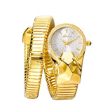 High Quality Top Brand Golden Colour Snakes Shape Ladies Watch Jewellery - Casual Fashion Dress Women's Watches