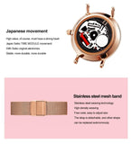 New Arrival Elegant Fashion Lady's Watch Luxury Rhinestone Starry Sky Dial Waterproof Stainless Steel Strap Watches