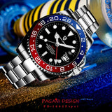 New Top Brand NH34 AR Coating Sapphire Glass Automatic Watch 100M Waterproof GMT Sports Mechanical Watches