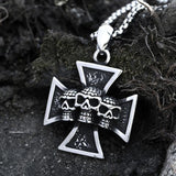 New Arrival Fashion 316L Stainless Steel cross Pendant Chain Necklace Men Jewellery