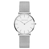 High Quality Elegant Rose Gold Colour Ladies Watches Stainless Steel Mesh Band Quartz Movement Waterproof Watches