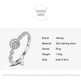 *NEW* Classic Luxury AAAA High Quality Simulated Diamonds Sterling Silver Fashion Ring - The Jewellery Supermarket