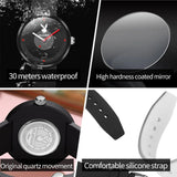 Original Silicone Strap Waterproof Quartz Simple Watches for Women - High Quality Elegant Fashion Lady WristWatches