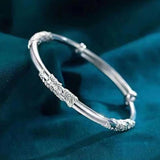 Fashion 925 Sterling Silver Lucky Beads charm Bangles For Women - Charm Bracelets Luxury Designer Jewellery - The Jewellery Supermarket