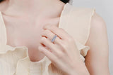 .5CT Total Emerald Cut High Quality Moissanite Diamonds Half Eternity Anniversary - Luxury Jewellery