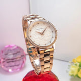 Elegant Top Layer Cowhide or Stainless Steel Strap Luxury Watch Quartz Movement 3ATM Waterproof Ladies Watches