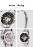 Maserati Hollowed Out automatic Mechanical Watch Europe and the United States Big Dial Leisure Business Wrist Watch