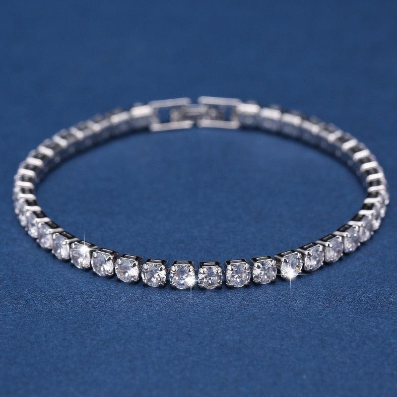 Crystal Charm Bracelets for Women - Gold Colour Beaded Chain Double Layered Adjustable Bracelets Jewellery - The Jewellery Supermarket